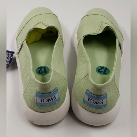 Tom's Canvas Sneakers Shoes  SZ 12 Women's Flats - Picture 13 of 16